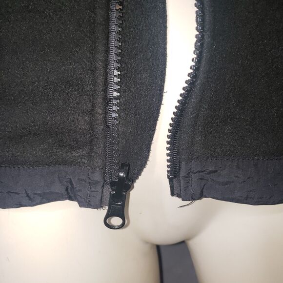 The North Face Denali  Polartec Black Zip Front Sweatshirt Jacket Size Small - Picture 6 of 8